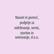Nasvet in pomoč, podjetje za vzdrževanje, servis, storitve in svetovanje, d.o.o. - Logotip