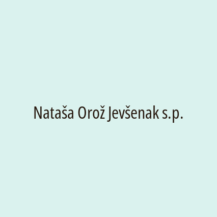 Nataša Orož Jevšenak s.p. - Logotip