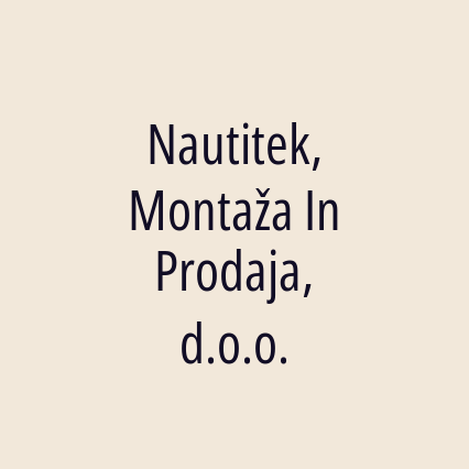 Nautitek, Montaža In Prodaja, d.o.o. - Logotip