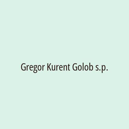 Gregor Kurent Golob s.p.