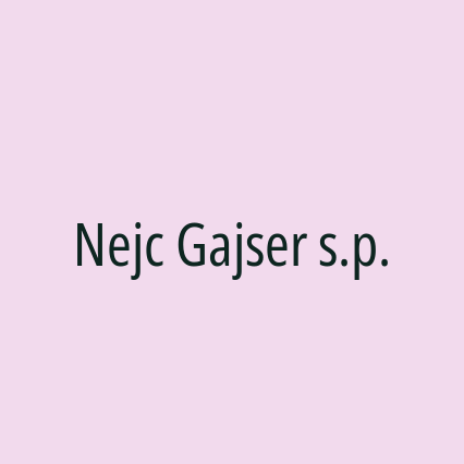 Nejc Gajser s.p. - Logotip