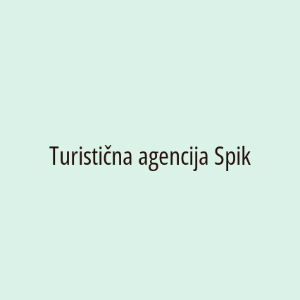 Turistična agencija Spik