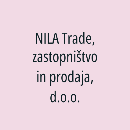 NILA Trade, zastopništvo in prodaja, d.o.o. - Logotip