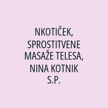 NKOTIČEK, SPROSTITVENE MASAŽE TELESA, NINA KOTNIK S.P. - Logotip
