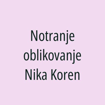Notranje oblikovanje Nika Koren - Logotip
