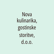 Nova kulinarika, gostinske storitve, d.o.o. - Logotip