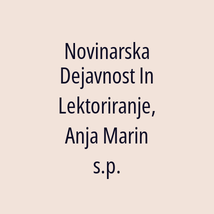 Novinarska Dejavnost In Lektoriranje, Anja Marin s.p. - Logotip