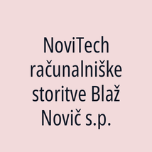 NoviTech računalniške storitve Blaž Novič s.p. - Logotip