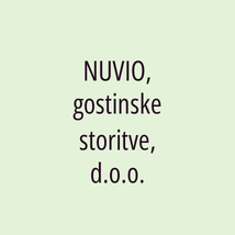 NUVIO, gostinske storitve, d.o.o. - Logotip