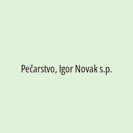 Pečarstvo, Igor Novak s.p.