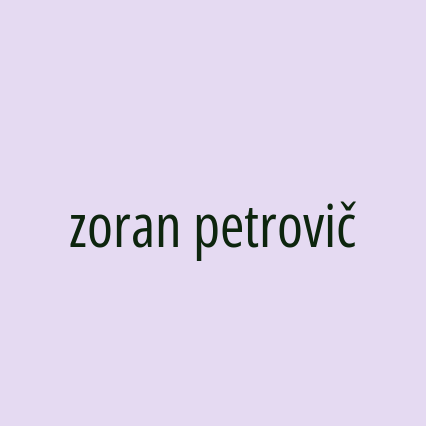 zoran petrovič