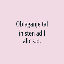 Oblaganje tal in sten adil alic s.p. - Logotip