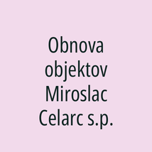Obnova objektov Miroslac Celarc s.p. - Logotip