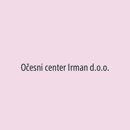 Očesni center Irman d.o.o. - Logotip