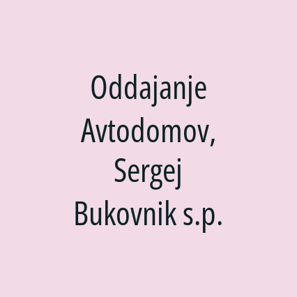 Oddajanje Avtodomov, Sergej Bukovnik s.p. - Logotip