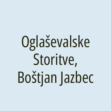 Oglaševalske Storitve, Boštjan Jazbec - Logotip