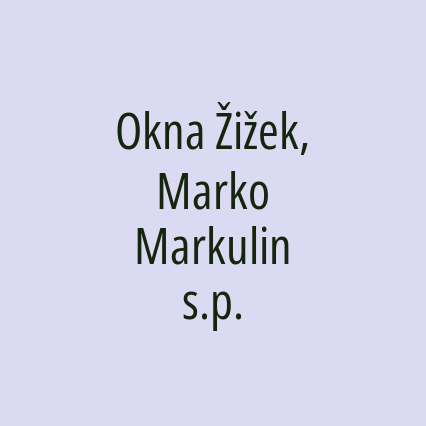 Okna Žižek, Marko Markulin s.p. - Logotip