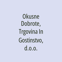 Okusne Dobrote, Trgovina In Gostinstvo, d.o.o. - Logotip