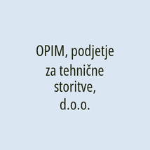 OPIM, podjetje za tehnične storitve, d.o.o. - Logotip