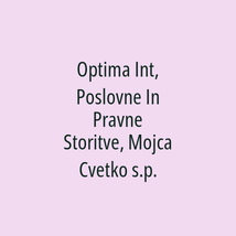 Optima Int, Poslovne In Pravne Storitve, Mojca Cvetko s.p. - Logotip