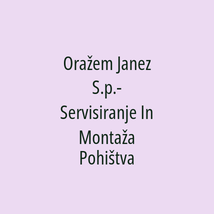 Oražem Janez S.p.- Servisiranje In Montaža Pohištva - Logotip