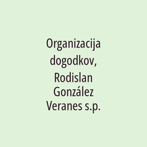 Organizacija dogodkov, Rodislan González Veranes s.p. - Logotip