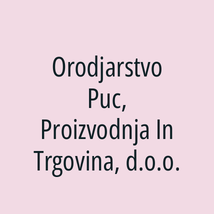 Orodjarstvo Puc, Proizvodnja In Trgovina, d.o.o. - Logotip