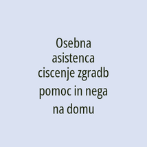 Osebna asistenca ciscenje zgradb pomoc in nega na domu - Logotip