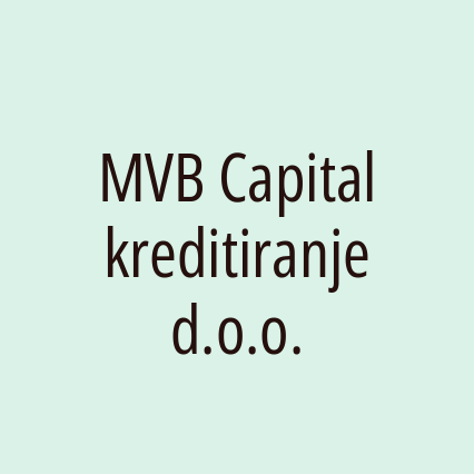MVB Capital kreditiranje d.o.o.