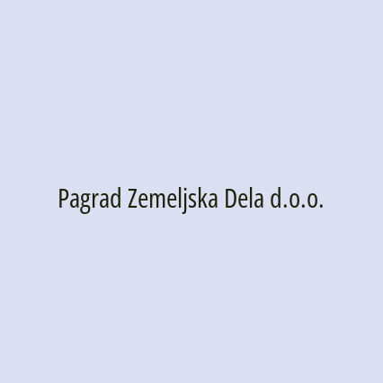 Pagrad Zemeljska Dela d.o.o. - Logotip