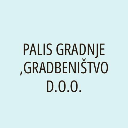 PALIS  GRADNJE ,GRADBENIŠTVO D.O.O. - Logotip