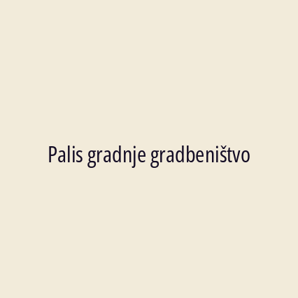 Palis gradnje gradbeništvo - Logotip
