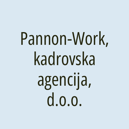 Pannon-Work, kadrovska agencija, d.o.o. - Logotip