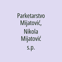 Parketarstvo Mijatović, Nikola Mijatović s.p. - Logotip