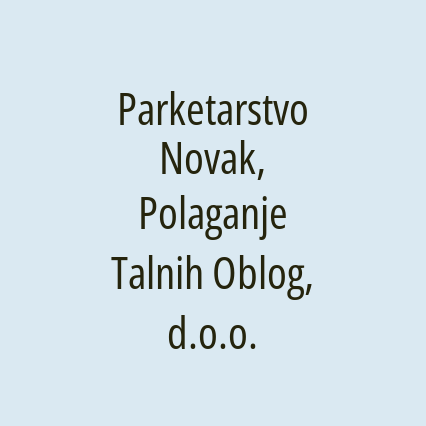 Parketarstvo Novak, Polaganje Talnih Oblog, d.o.o. - Logotip