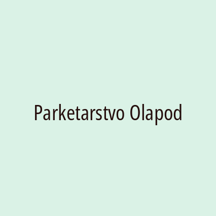 Parketarstvo Olapod - Logotip