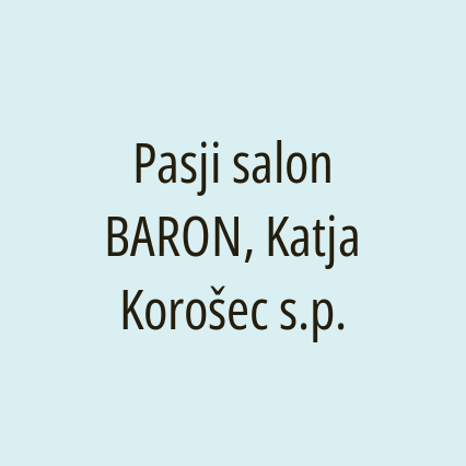 Pasji salon BARON, Katja Korošec s.p. - Logotip