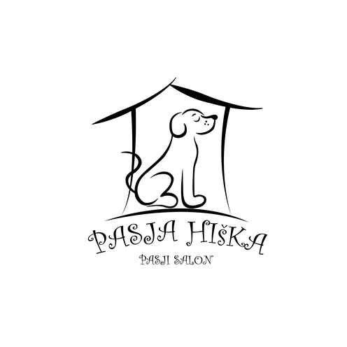 Pasji salon Pasja Hiška - Logotip