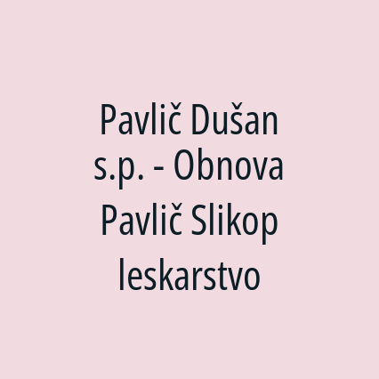 Pavlič Dušan s.p. - Obnova Pavlič Slikopleskarstvo - Logotip