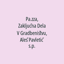 Pa.zza, Zaključna Dela V Gradbeništvu, Aleš Pavletič s.p. - Logotip