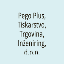 Pego Plus, Tiskarstvo, Trgovina, Inženiring, d.o.o. - Logotip