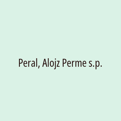 Peral, Alojz Perme s.p. - Logotip