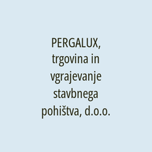PERGALUX, trgovina in vgrajevanje stavbnega pohištva, d.o.o. - Logotip