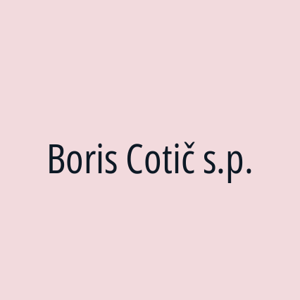 Boris Cotič s.p.