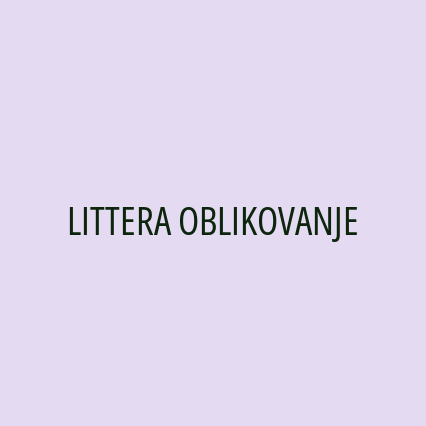 LITTERA OBLIKOVANJE