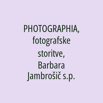 PHOTOGRAPHIA, fotografske storitve, Barbara Jambrošič s.p. - Logotip