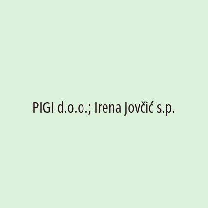 PIGI d.o.o.; Irena Jovčić s.p. - Logotip