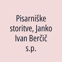 Pisarniške storitve, Janko Ivan Berčič s.p. - Logotip