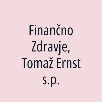 Finančno Zdravje, Tomaž Ernst s.p.