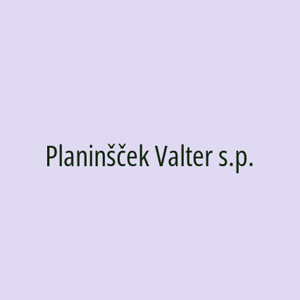 Planinšček Valter s.p. - Logotip